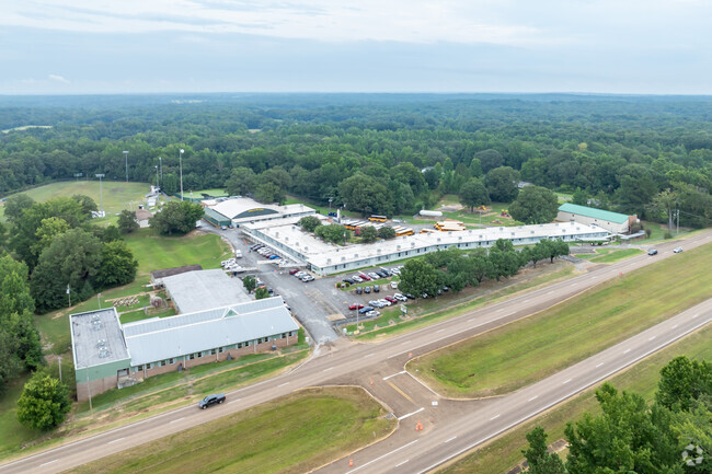 H. W. Byers Middle in Holly Springs has ample parking.