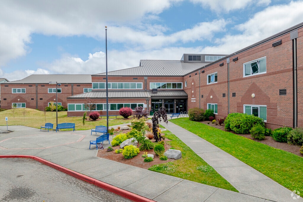 Mountain View Middle School serves the Downtown Bremerton area.
