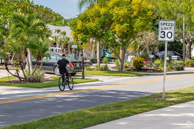 A morning bike ride is a refreshing start to the day in Kenneth City.
