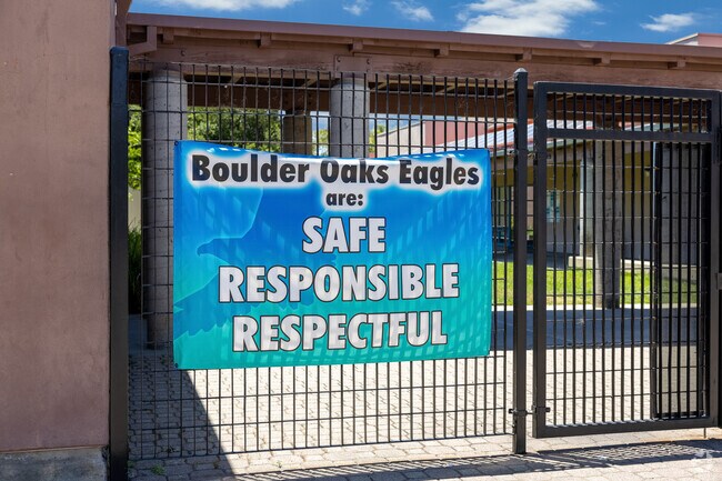 Students at Boulder Oaks Elementary School are Safe, Responsible, Respectful.