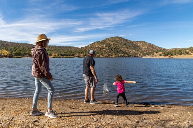 Saint David residents utilize Parker Canyon Lake for picnics and fishing day trips.