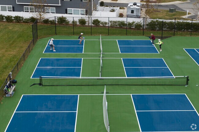 Tennis enthusiasts thrive in Nansemond's active community.
