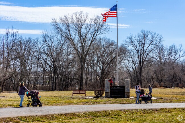 Edwardsville City Park offers walking paths.