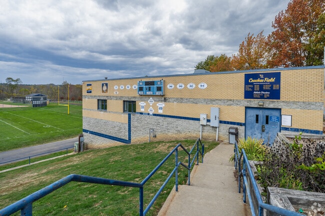 Carmichaels Area Junior/Senior High School sports teams play on Coaches Field.