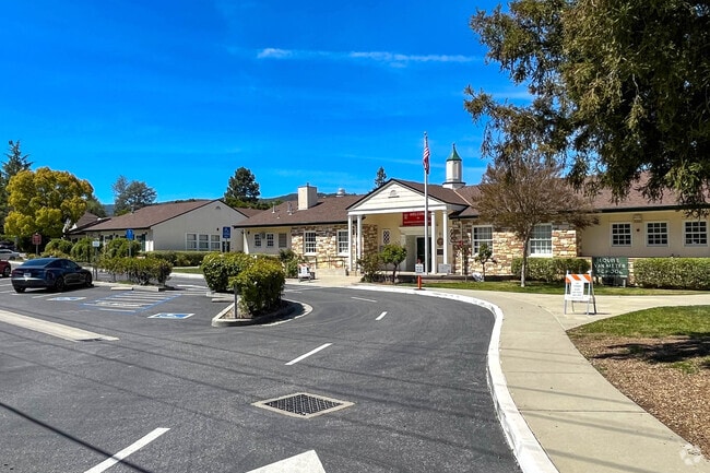 Main building at Louise Van Meter Elementary School in East Los Gatos neighborhood.