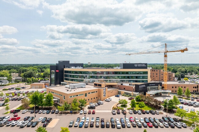 The Mayo Clinic of Mankato is next to Erlandson Park.