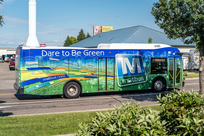 MATBUS in Bluemont Lakes, Fargo, provides reliable and convenient public transportation.