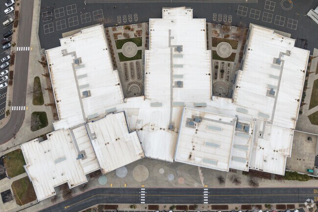 Endeavor Elementary School in West Kaysville has two courtyards in the back of the building.