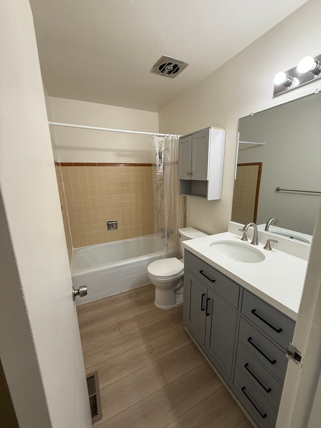 Updated bathroom. New vanity