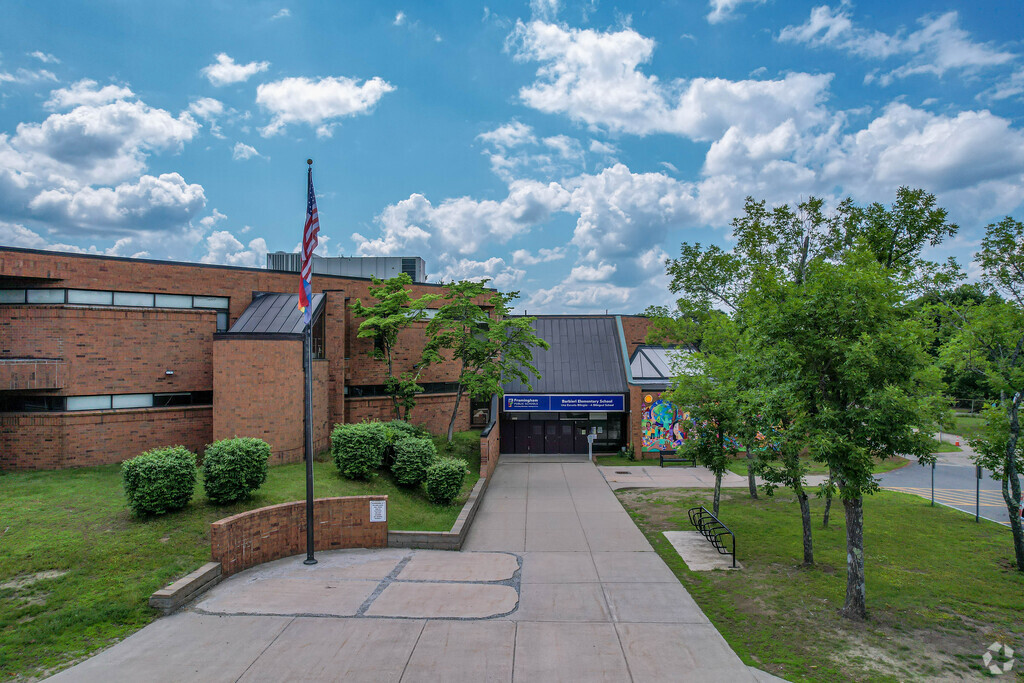 Barbieri Elementary School entrance in Framingham.