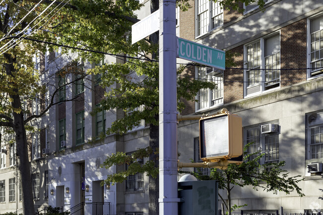 Collegiate Institute for Math & Science (CIMS) is located on the corner of Colden and Astor Ave.