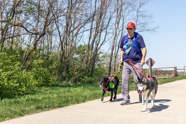 South Elkhorn residents enjoy time outdoors at Zorinsky Lake.