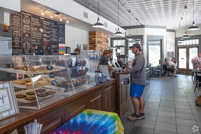 Soul Caffeine near Lyons Park serves fresh-roasted coffee in a welcoming neighborhood spot.