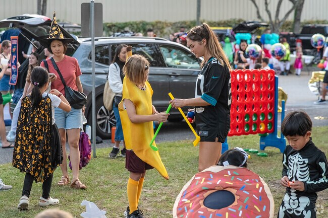 Halloween festivities in Suburban Heights are family-friendly and full of fun.