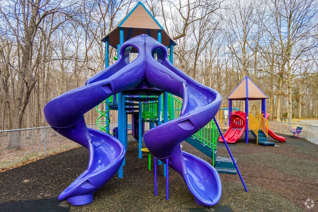 Edgefield Drive Park's colorful playground adds a pop of color to the Hillandale neighborhood.