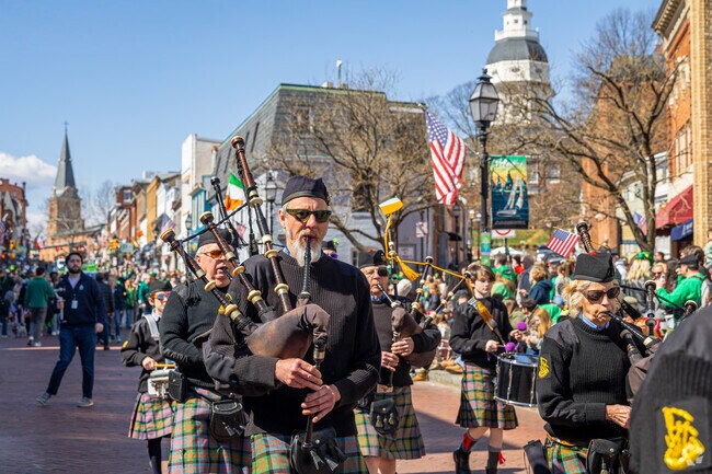 St Patricks Day Parade in Annapolis, MD is an annual celebration of the Irish culture.
