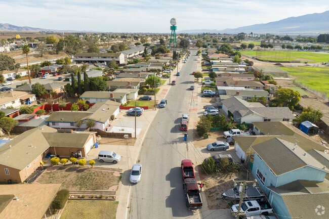This road leads to the tower in Gonzales, California.