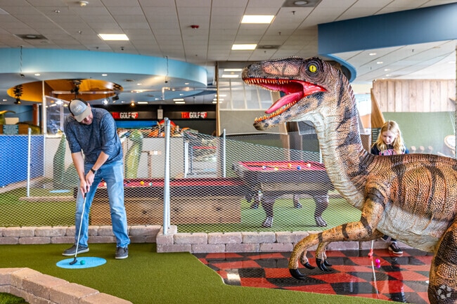 Spend time with family and friends at the unique Prehistoric Putt in Independence.