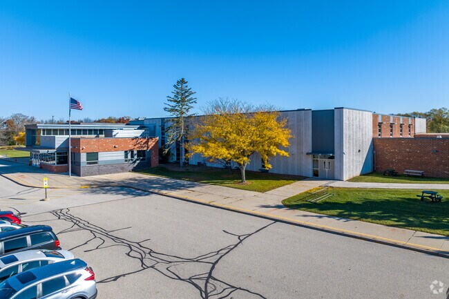 Dousman Elementary School sits across from Kettle Moraine Middle School in Ottawa.