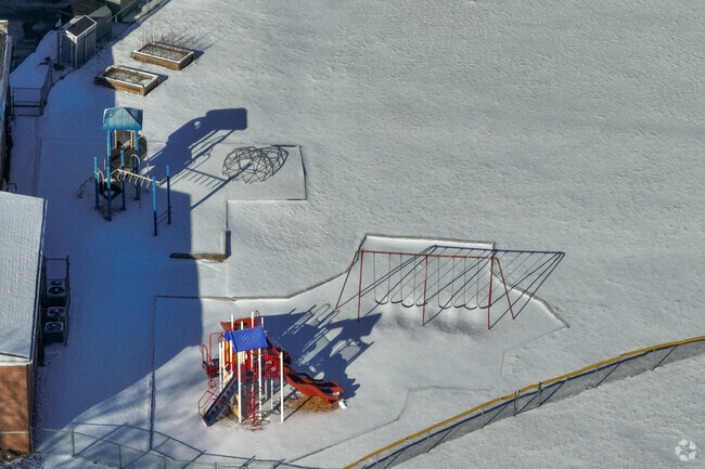 Eden Christian Academy has a playground for students to enjoy at recess.