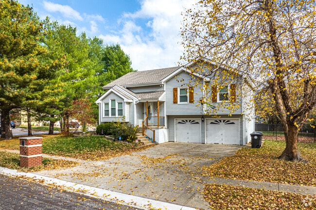Some homes in Belton offer spacious driveways and two-car garages.