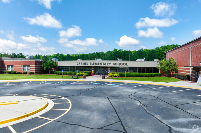 Carmel Elementary's name is derived from  the location of Bascomb Carmel Road.