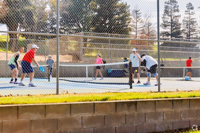 Play a game of pickleball at Zerillo Park in River Cove, Riverbank, CA.