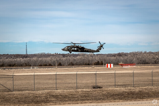 Fort Riley, located by Junction City, is the training center for the U.S. Army's First Infantry Division.
