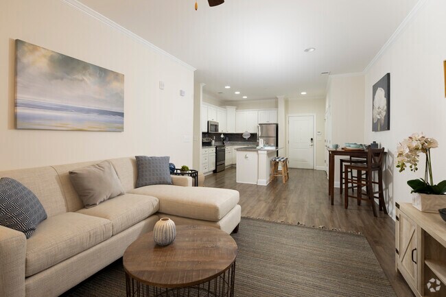 The Savannah - 2BR, 2BA - 1,152SF - Living Room / Kitchen