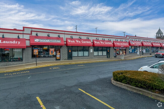 American Plaza shops in Allentown's 1st Ward offer food and laundry services.