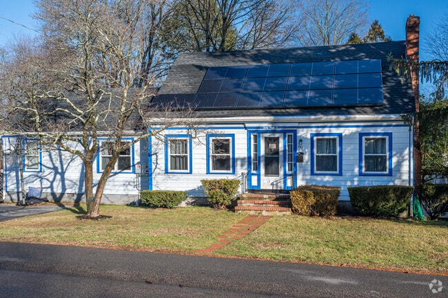 Cozy Cape Cod homes can be found throughout the Downtown Randolph neighborhood.