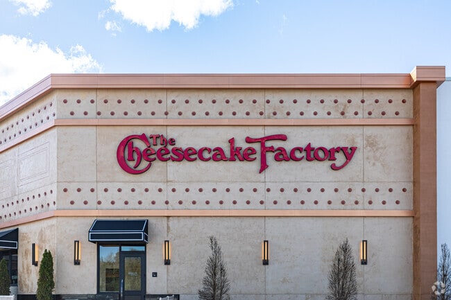 The Cheesecake Factory is a dining option inside of the Opry Mills Mall near Sunset View.