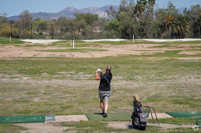 The Carlton Hills Country Club has a driving range for locals to practice thier stroke.