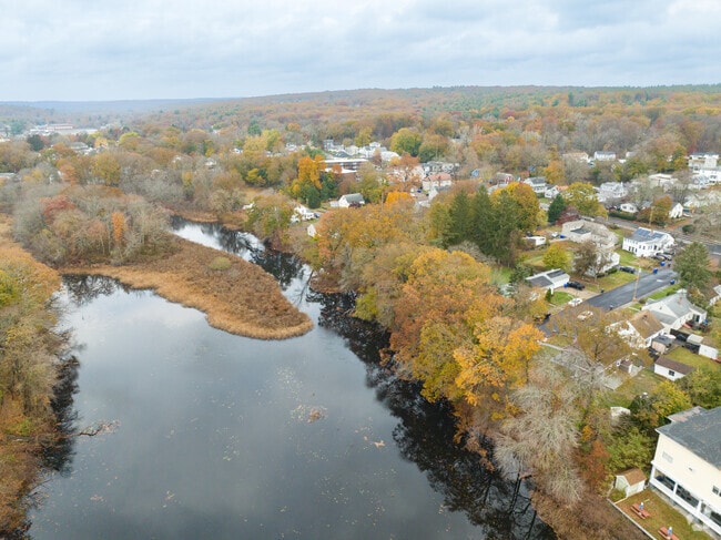 The Woonasquatucket River is a major feature near Greystone-Centredale.