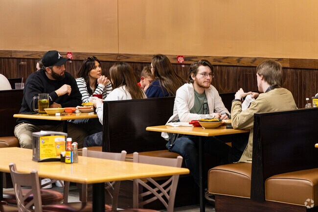 Locals enjoy the delicious Mexican fare at Amigo Mexican Restaurant near Biltmore.