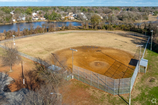 Baseball enthusiasts admire Barraud Park's well-equipped facilities.