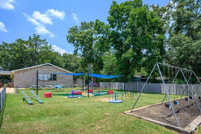 Grace Baptist Academy features a playground children can play on.