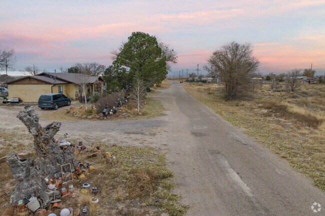 Unpaved roads lead to many remote lots allowing for maximum privacy in Manzano Mountain.