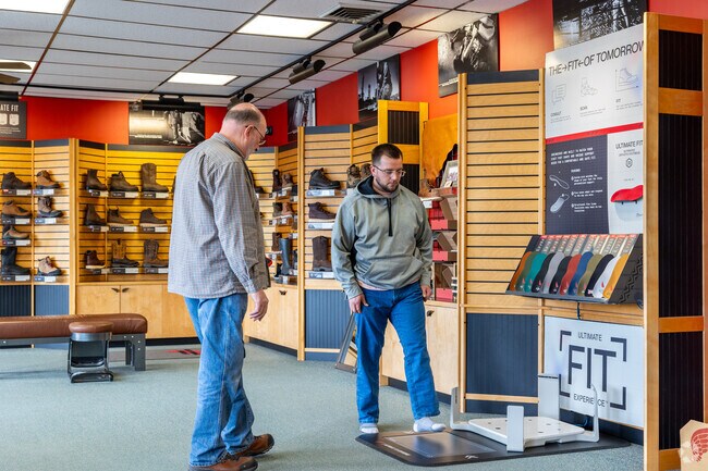 Get fitted for a new pair of Red Wing boots in Southern.
