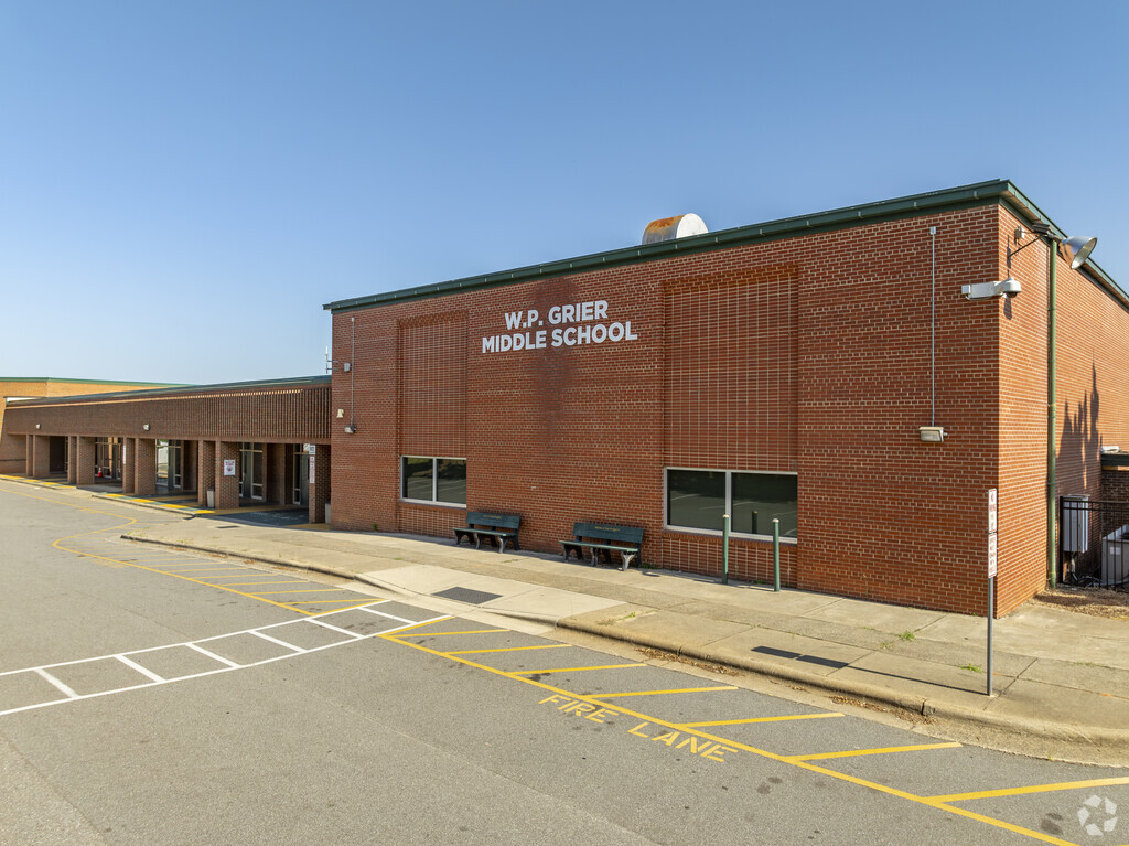 W.P. Grier Middle School receives an overall rating of C+ from niche.com.