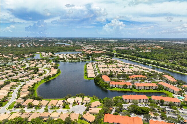 Aerial view of Andros Isle neighborhood.