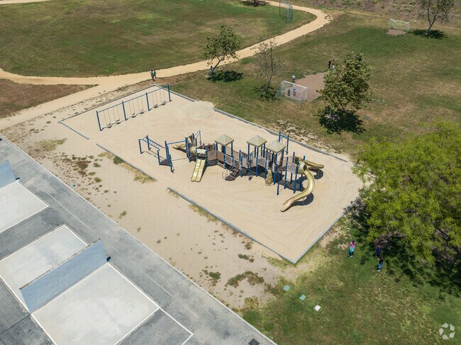 A playground at Sycamore Canyon School in Dos Vientos Ranch.