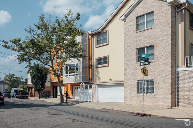 New condo's offer off-street parking, a much sought after commodity in the area.