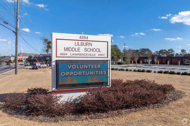 Lilburn Middle School can be found at 4994 Lawrenceville Highway.