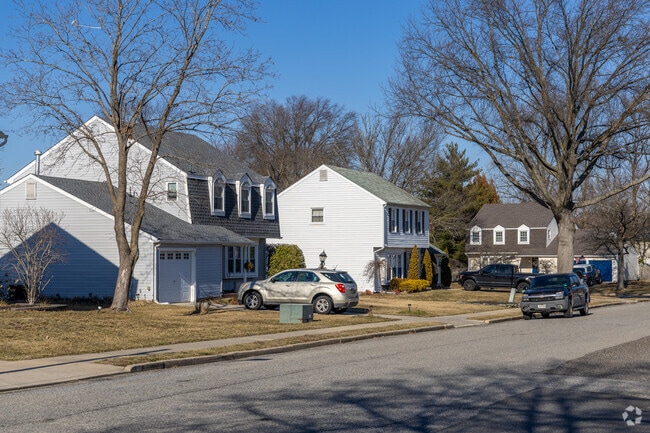 Colonial and French Colonial inspired homes make up the larger homes in Tenby Chase.