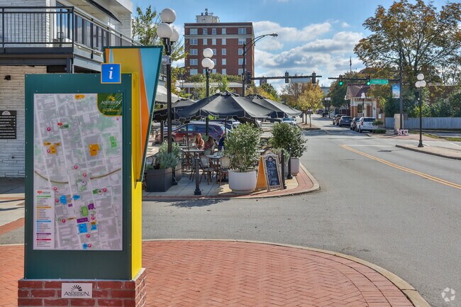 Anderson has a rapidly growing downtown area filled with eclectic shopping and dining.