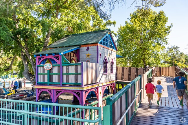 Added in 2015, the Magical Bridge Playground at Mitchell Park welcomes all Fairmeadow children.