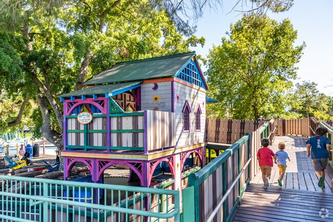 Kids love the Clubhouse at Mitchell Park.