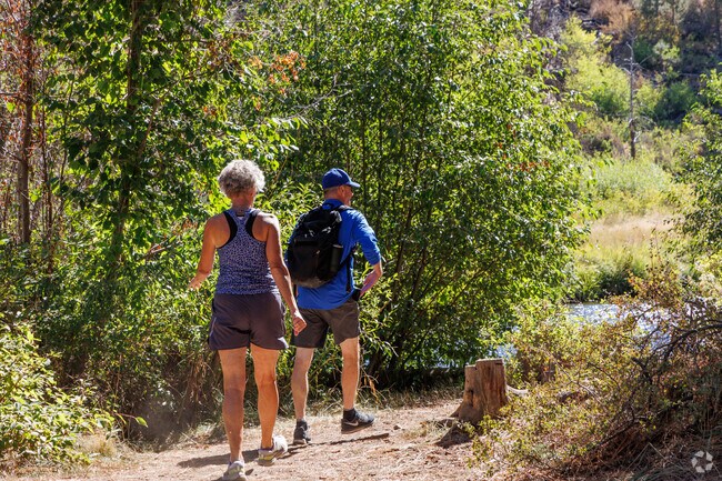 Walk to the creek at Shevlin Park in Bend, Oregon.