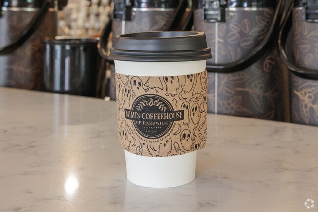 Enjoy a cup of joe at Mimis Coffee Shop in Hardwick neighborhood.